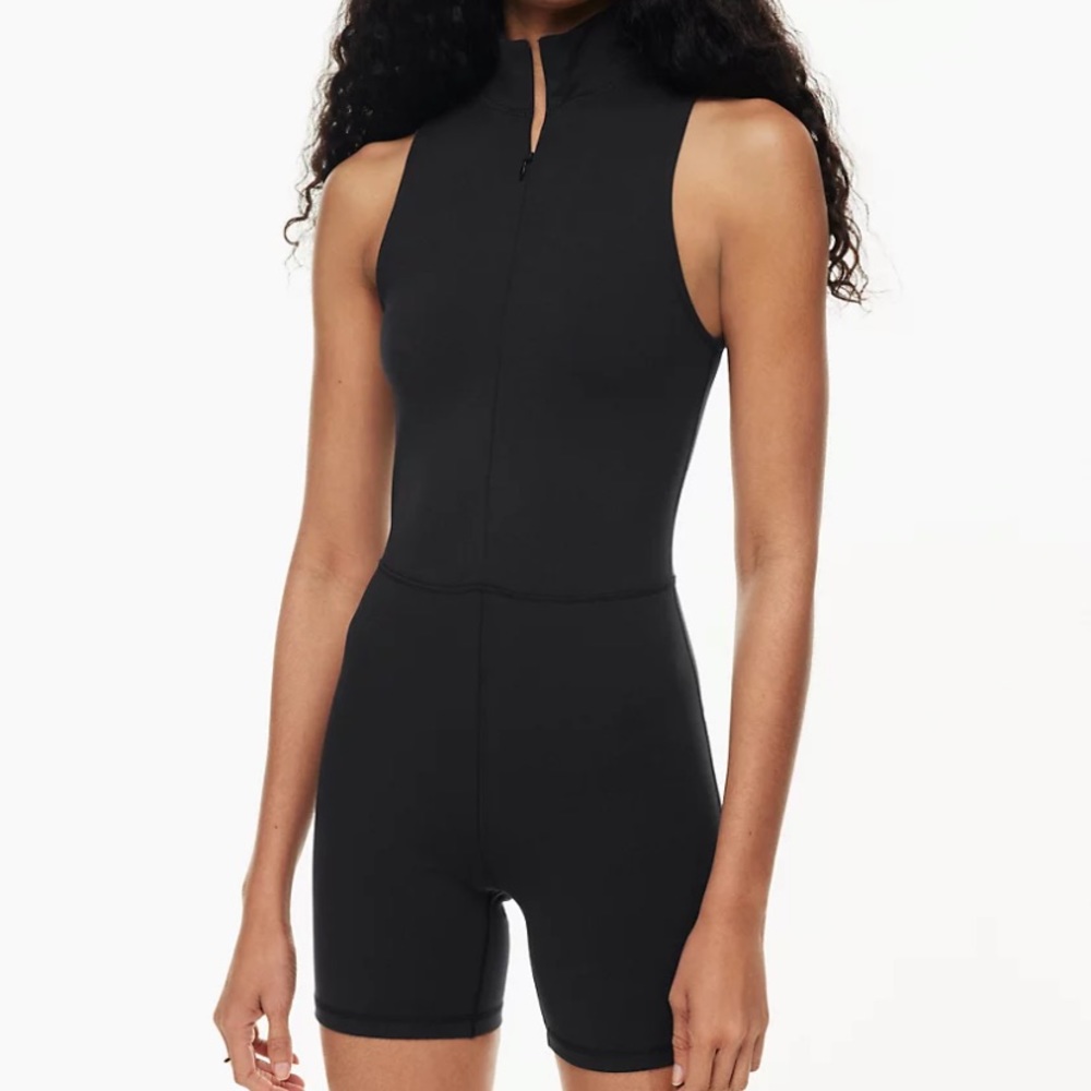 ‘wilfred free moonrise romper’ mockneck zip up romper